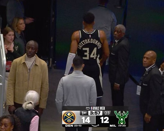 百家乐-虚晃一枪！字母哥走回更衣室仅一个回合出现在替补席